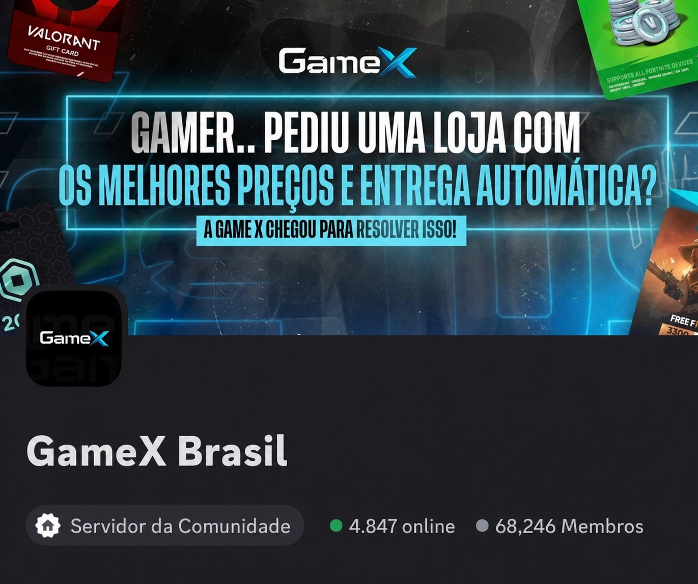 Entre no nosso Discord